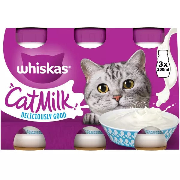 Whiskas Cat Milk 3x200ml - Case of 5