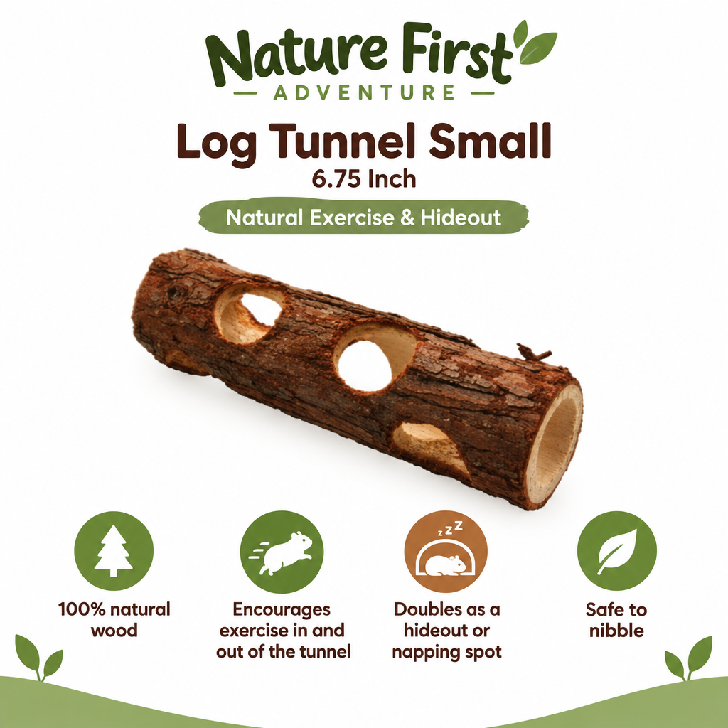 Nature First Adventure Log Tunnel Small infographic
