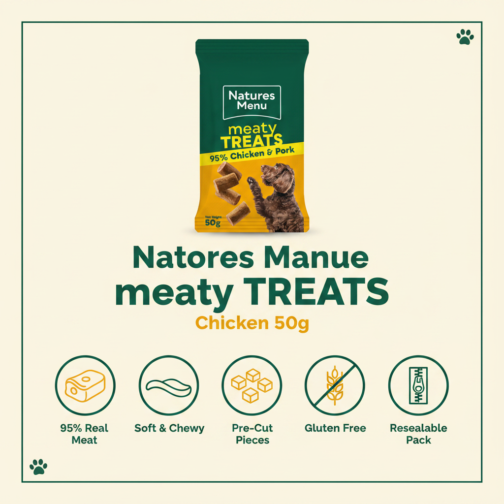 Natures Menu Meaty Treats Chicken Infographic