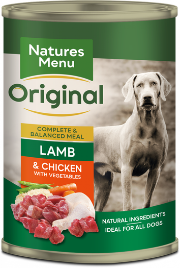 Natures Menu Original Dog Can Adult Lamb with Chicken and Vegetables 12 x 400g
