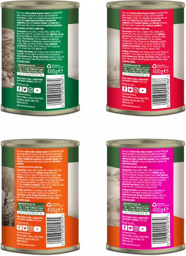 Natures Menu Dog Original Cans Multipack 12 x 400g