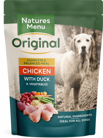 Natures Menu Pouch Original Chicken With Duck & Vegetables 8 x 300g