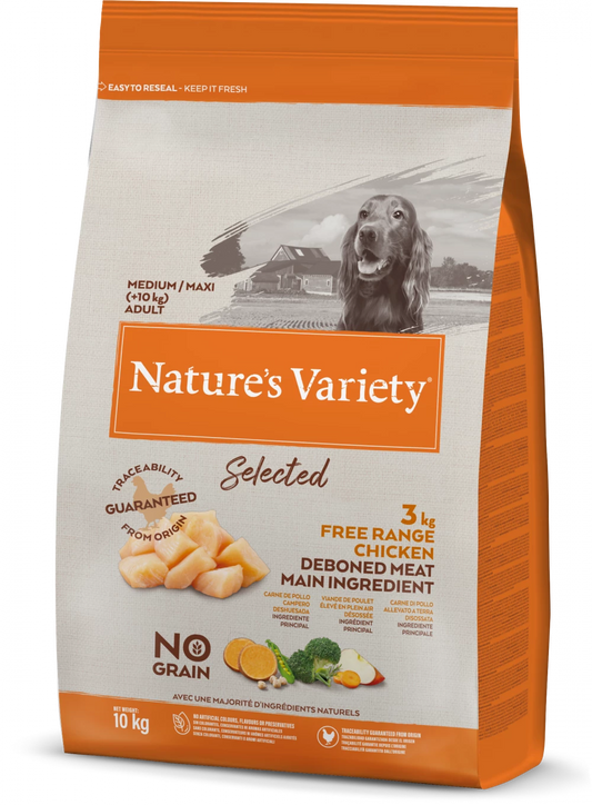 Natures Variety Selected Dry Adult Dog Chicken 10kg