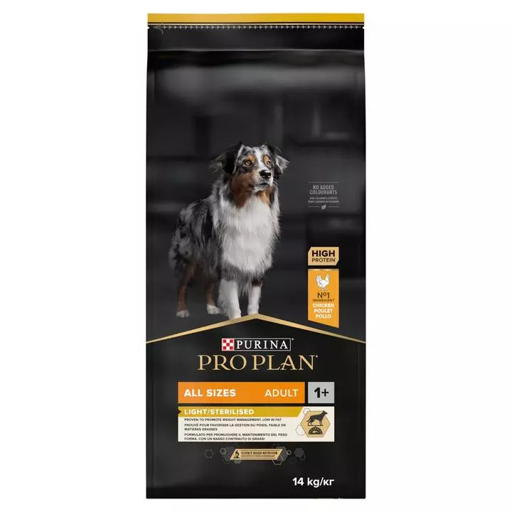 PRO PLAN Light Sterilised Chicken Dry Dog Food