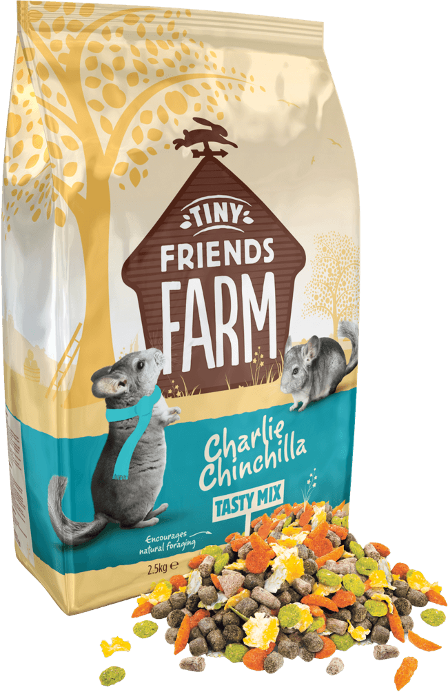 Tiny Friends Farm Charlie Chinchilla