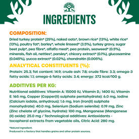 James Wellbeloved Adult Large Breed Turkey & Rice 15kg - Free P&P