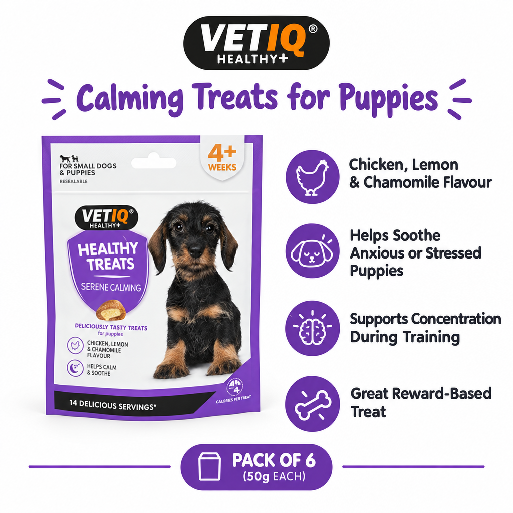 VETIQ Serene Calming for Puppies infographic