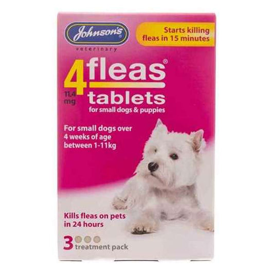 Johnson's Veterinary 4fleas Tablets for Puppies & Small Dogs