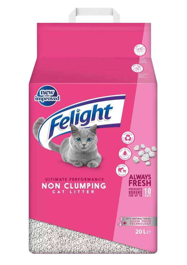 Felight Anitbacterial Non Clumping Cat Litter