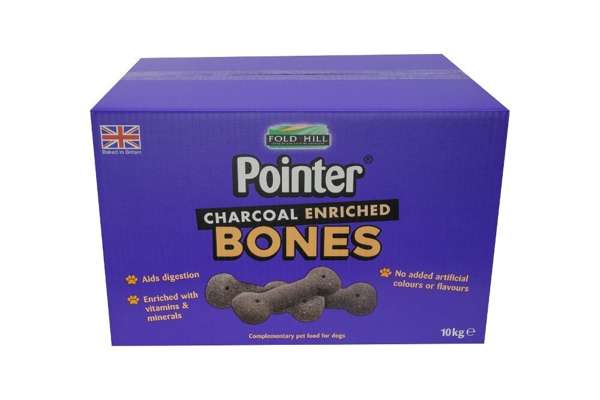 Pointer Charcoal Enriched Bones 10kg