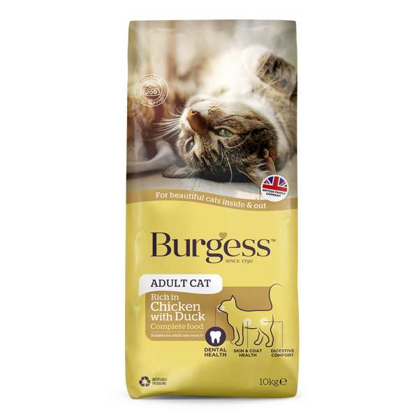 Burgess Adult Cat Chicken & Duck