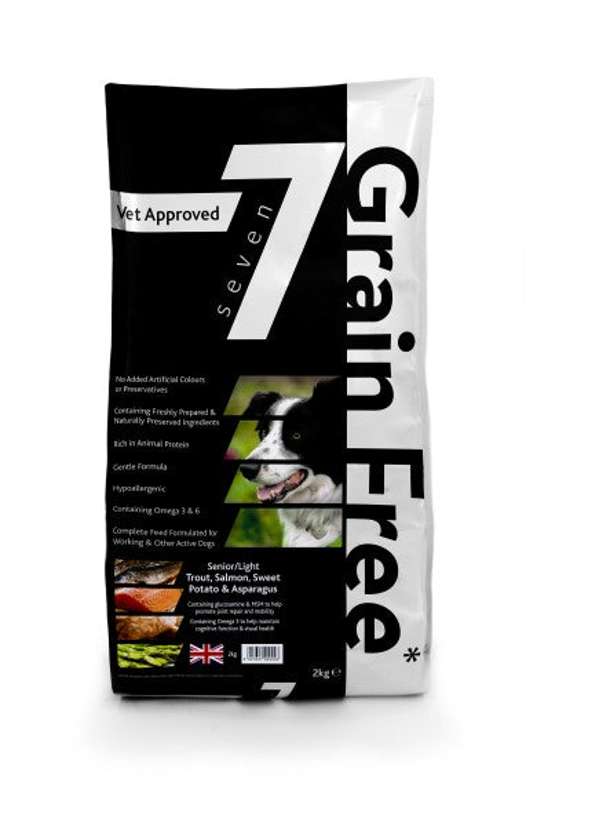 Seven Dog - Senior / Light Trout & Salmon with Sweet Potato & Asparagus Grain Free