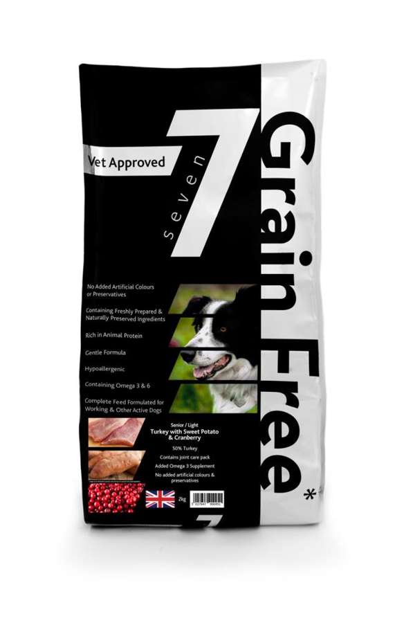 Seven Dog - Senior / Light Turkey with Sweet Potato & Cranberry Grain Free