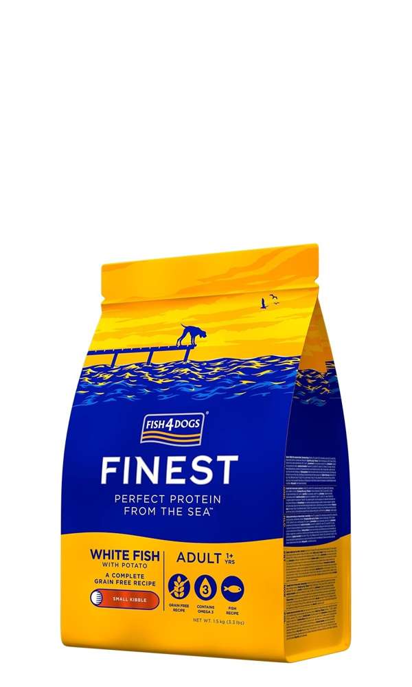 Fish4Dogs Finest Adult Whitefish Small Kibble