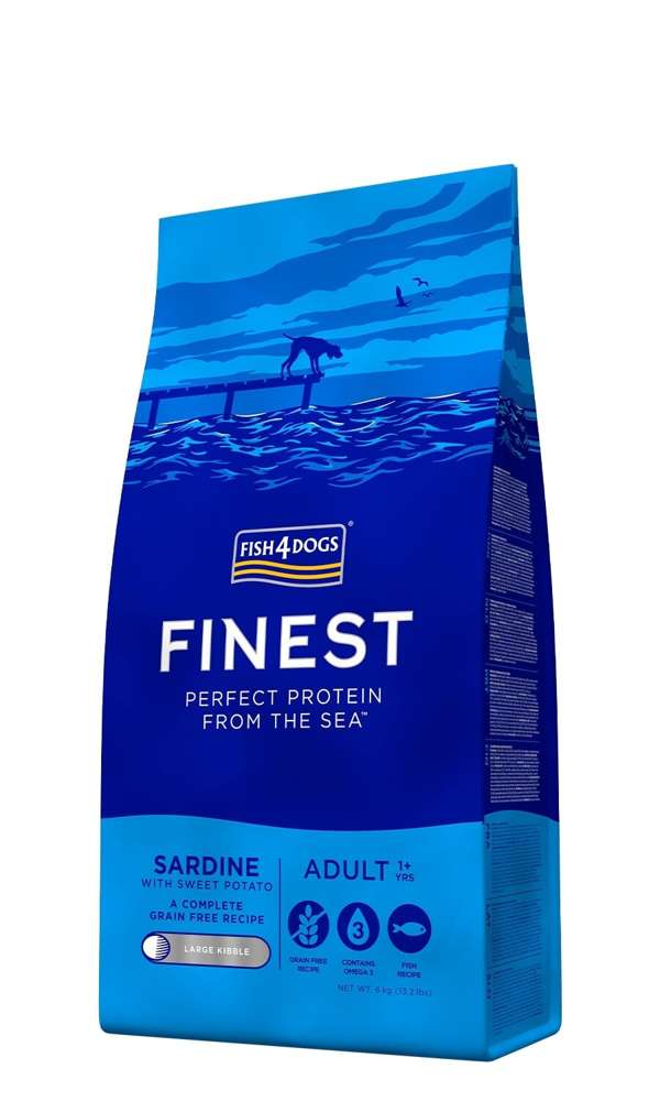 Fish4Dogs Finest Adult Sardine Large Kibble