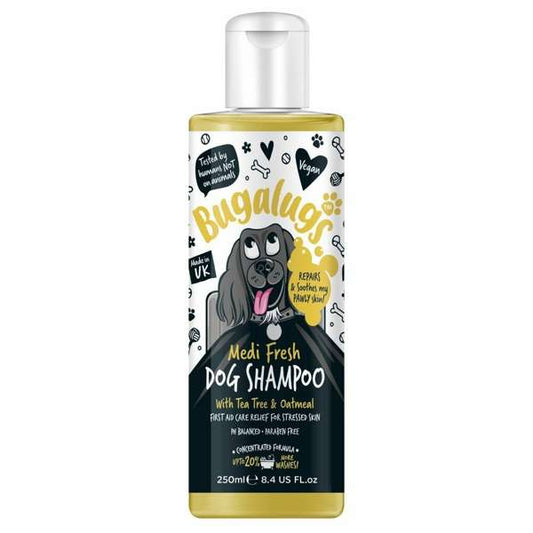 Bugalugs MedI Fresh Dog Shampoo for Itchy Skin