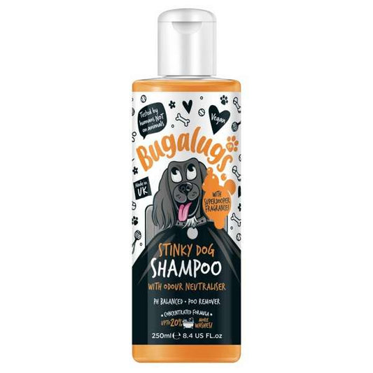 Bugalugs Stinky Dog Shampoo with Odour neutraliser Fox Poo Shampoo