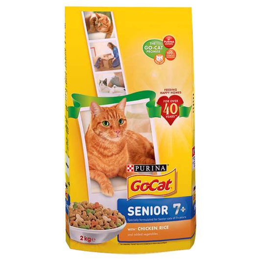 Go-Cat Senior 7+ Chicken Rice & Veg 2kg