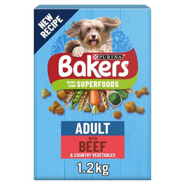 BAKERS Adult Beef with Vegetables Dry Dog Food