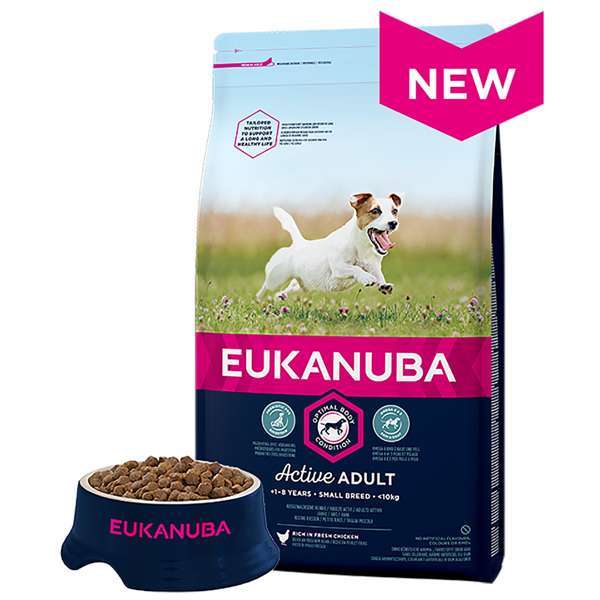 Eukanuba Adult Small Breed Fresh Chicken 12kg - Free P&P