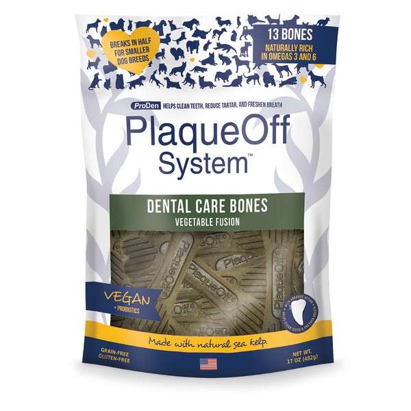 ProDen Plaque Off Dental Care Bones Veggie 482g