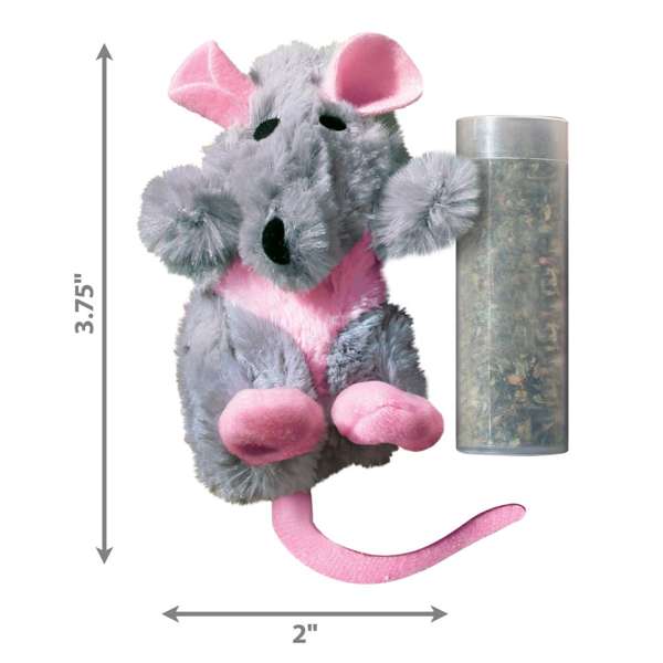 KONG Refillable Catnip Toy Rat 16cm