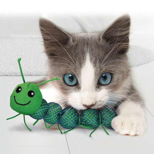 KONG Cat Nibble Critter Caterpillar