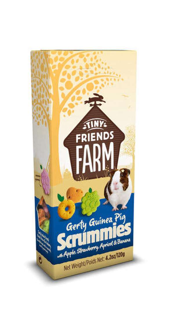 Tiny Friends Farm Gerty Scrummies Apple Strawberry & Apricot 120g - Case of 8