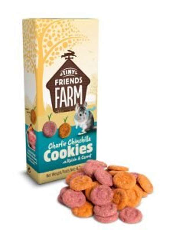 Tiny Friends Farm Charlie Chinchilla Cookies 120g - Case of 8