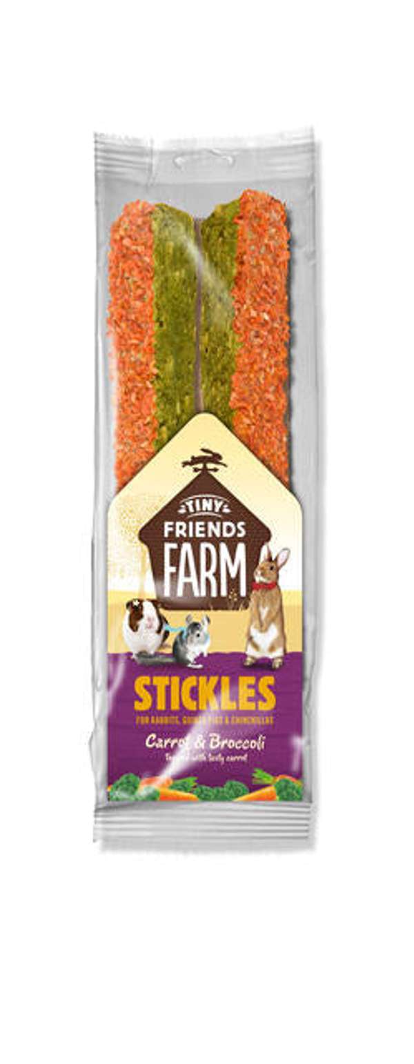 Tiny Friends Farm Stickles Carrot & Broccoli 100g - Case of 8
