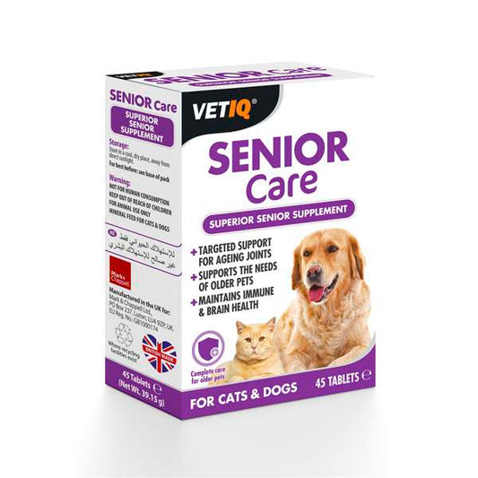 VETIQ Senior Care Dog & Cat Tablets 45 Tablets