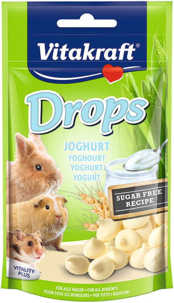 Vitakraft Small Animal Yoghurt Drops 75g - Case of 9