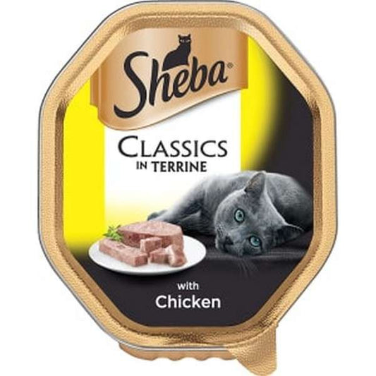 Sheba Alutray Classics Terrine Chicken 22 x 85g
