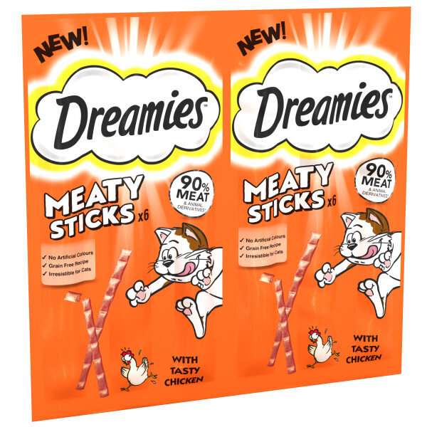 Dreamies Meaty Sticks With Chicken 30g