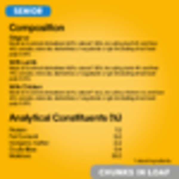 Pedigree Cans Senior Chunks in Loaf 6 x 400g - Pack of 4