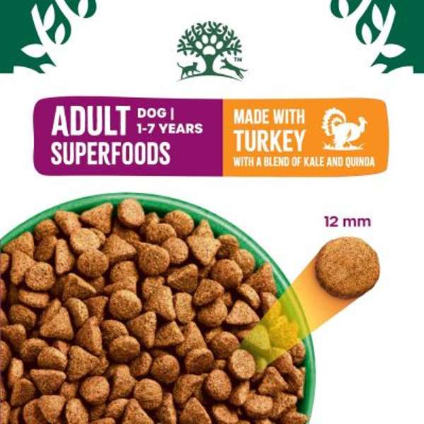 James Wellbeloved Adult Dog Superfoods Turkey Kale & Quinoa 1.5kg