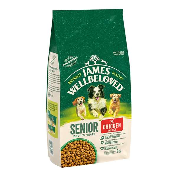 James Wellbeloved Dog Senior Chicken & Rice 15kg