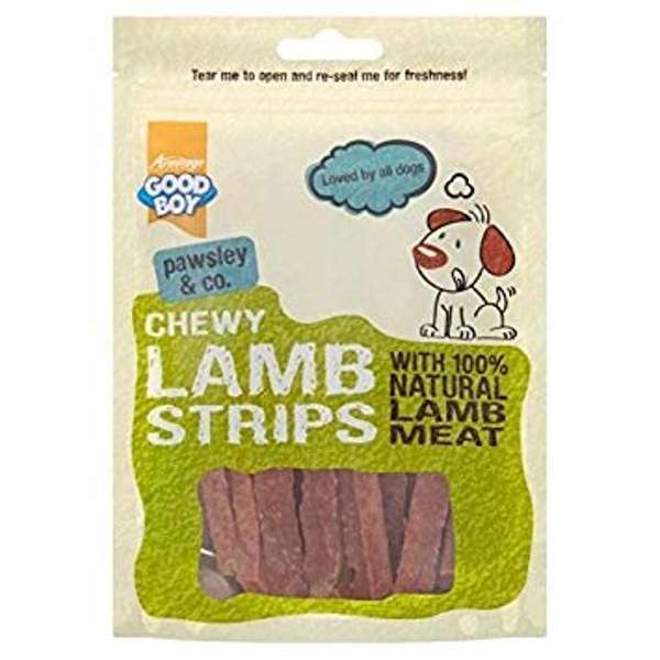 Good Boy Chewy Lamb Strips 80g - Case of 10