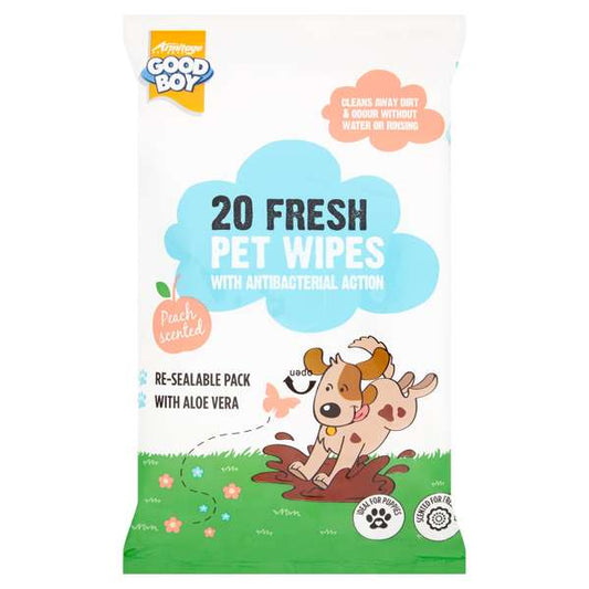 Good Boy Fresh Pet Wipes - Pack of 20