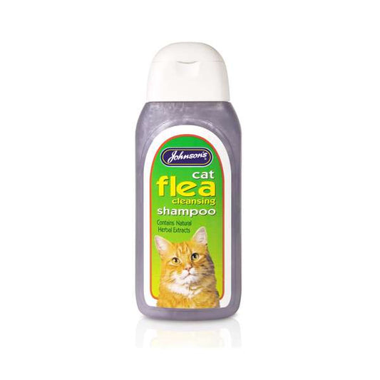 Johnsons Veterinary Cat Flea Cleansing Shampoo