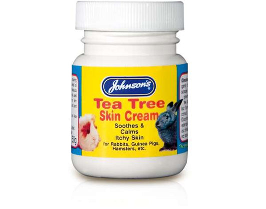 Johnson's Veterinary Tea Tree Skin Cream Small Animals 50g