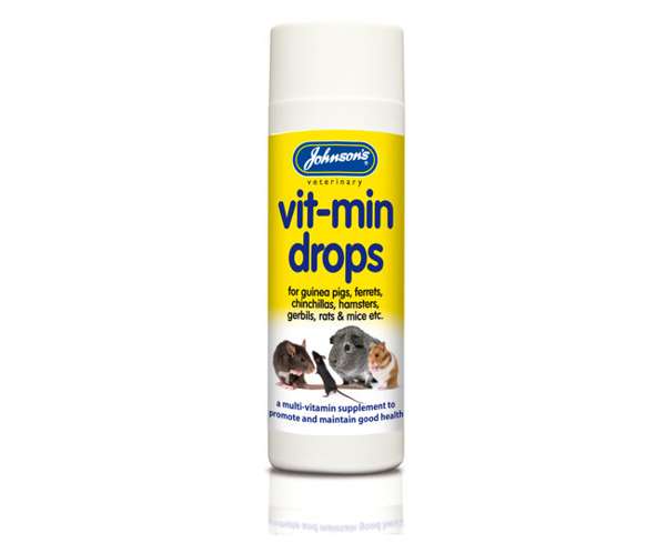 Johnsons Vet Vitamin Drops Gpig Hamster & Gerbil