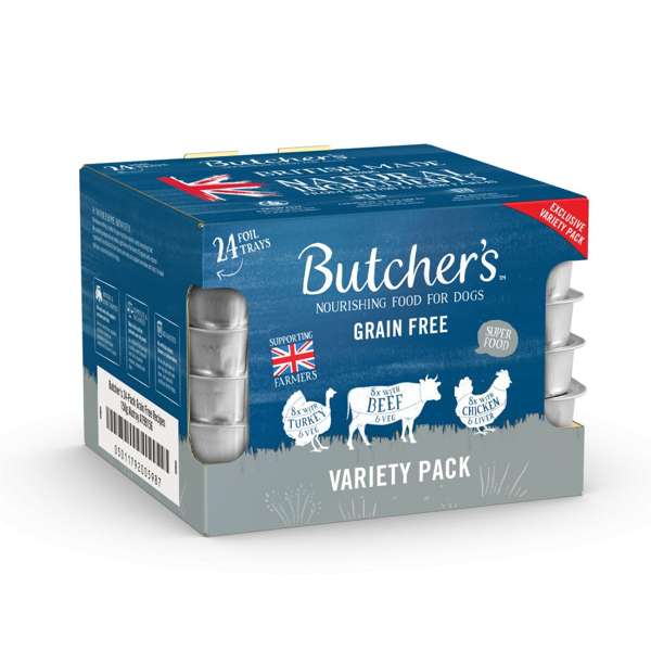 Butcher's Variety Traditional & Succulent Trays 24 x 150g