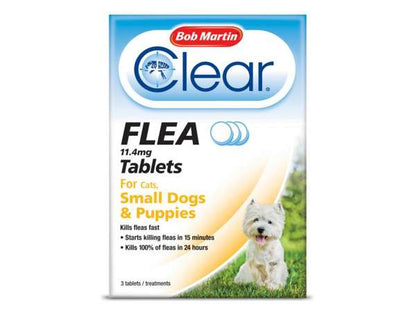 Bob Martin Clear Flea Tablets For Dogs Puppies & Cats