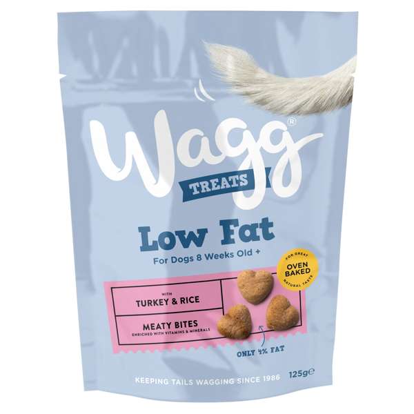 Wagg Low Fat Treats Turkey 125g