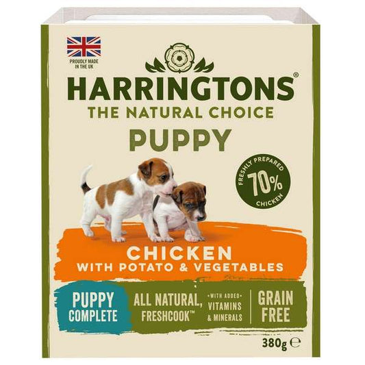Harringtons Wet Puppy Food Trays Multi Pack 6 x 380g