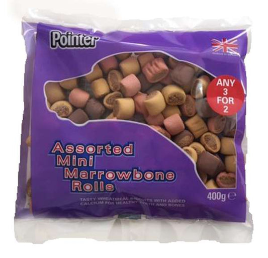 Pointer Assorted Mini Rolls 400g (3 Pack)