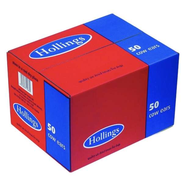 Hollings Cows Ears Dog Treats 50 Pack