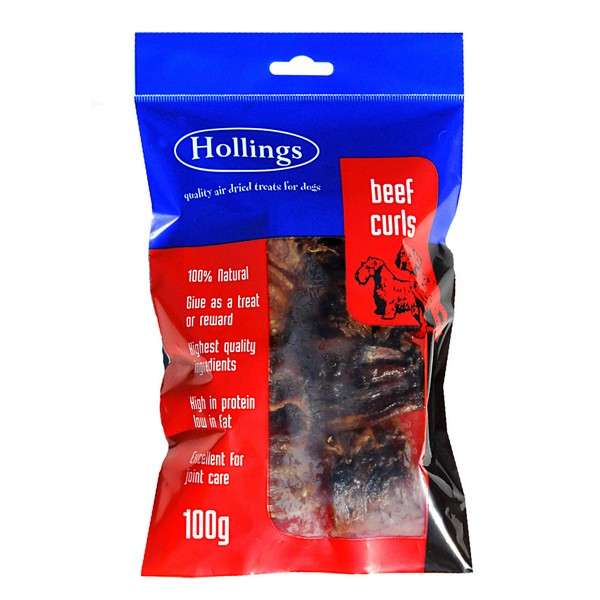 Hollings Beef Curls 100g - Case of 8