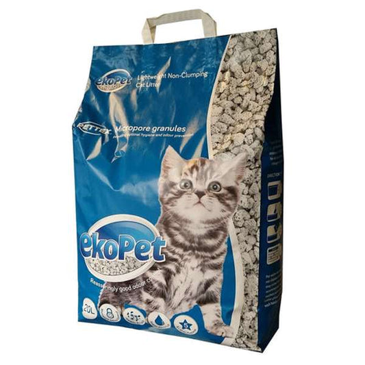 Ekopet Lightweight Non Clumping Micropore Cat Litter